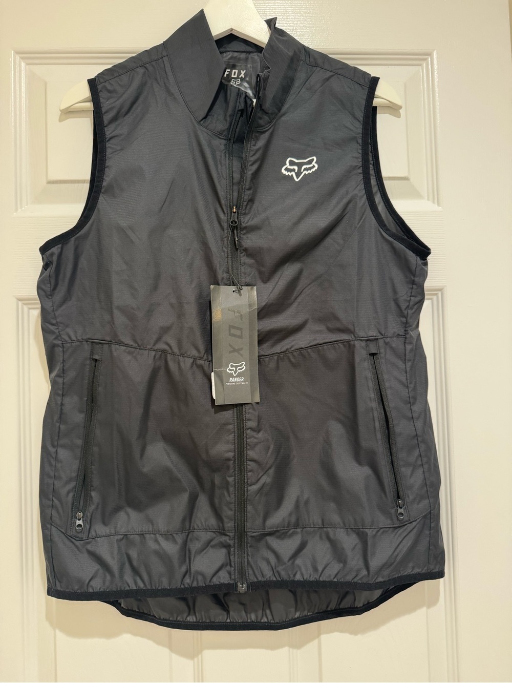 FOX Ranger Wind Vest Black Cycling MTB Vest Women’s Large NWT